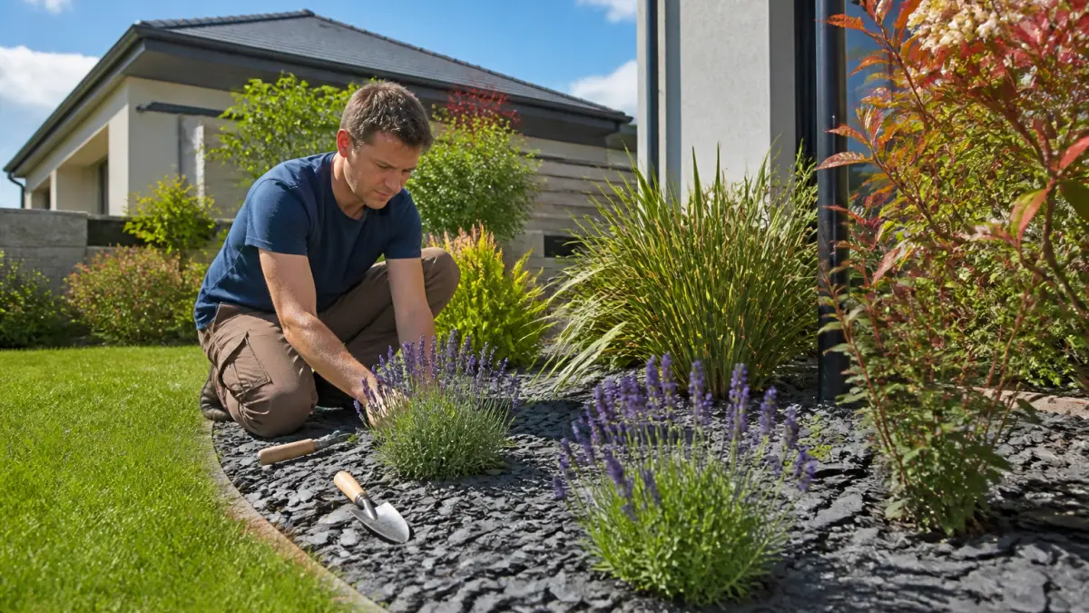 Paillage ardoise : avantages, inconvénients et plantes adaptées