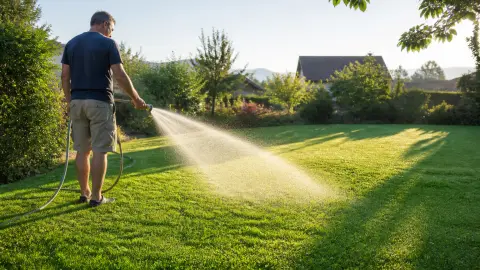 Arrosage pelouse : fréquence idéale selon la météo et le type de gazon