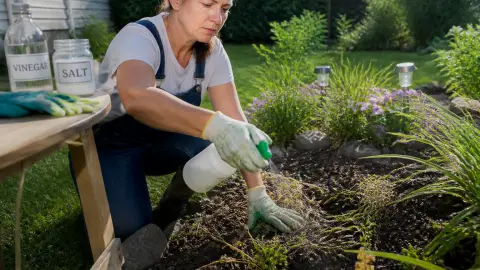 Désherbant naturel qui tue les racines : solutions efficaces et précautions