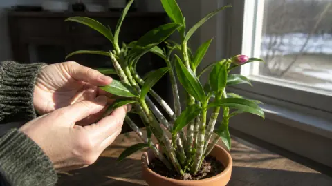 Orchidée bambou Dendrobium nobile : l'entretien pour une floraison spectaculaire