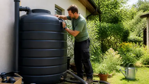 Récupérateur d’eau de pluie 1000 L : comment le choisir et l’installer ?