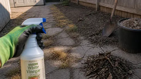 Désherbant maison : pourquoi il peut abîmer votre sol et par quoi le remplacer