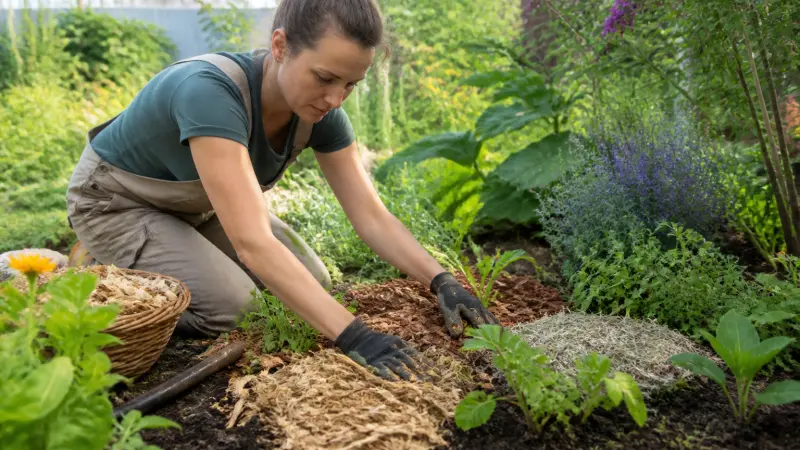 Paillage au jardin : lequel choisir selon vos plantes et votre sol ?