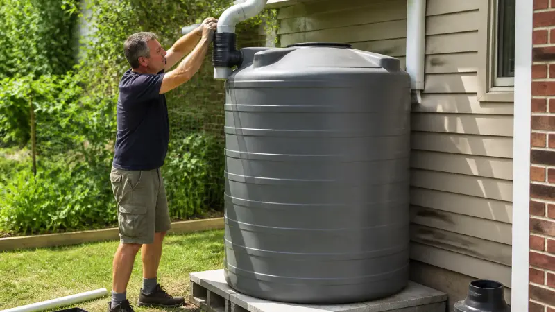 Récupération des eaux de pluie : installation, usages autorisés et erreurs à éviter