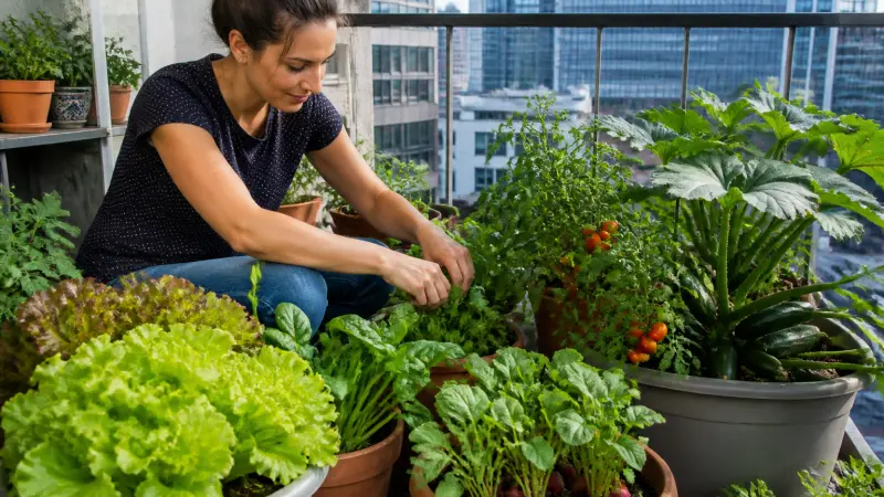 Potager balcon : légumes faciles à cultiver sans jardin