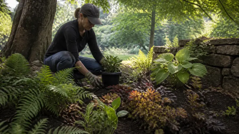 Plante d’ombre extérieur : que planter sous un arbre ou près d’un mur ?