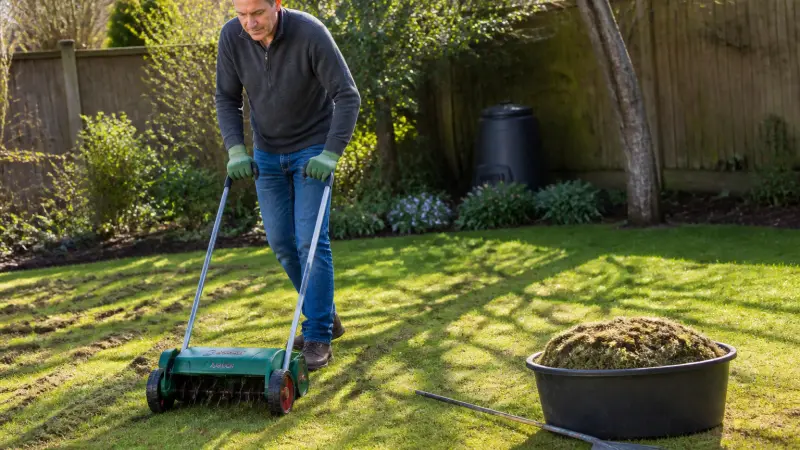 Scarifier une pelouse : quand le faire et que faire après ?
