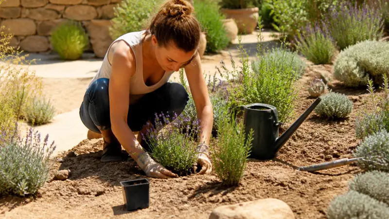 Jardin sec : quelles plantes choisir pour consommer moins d’eau ?