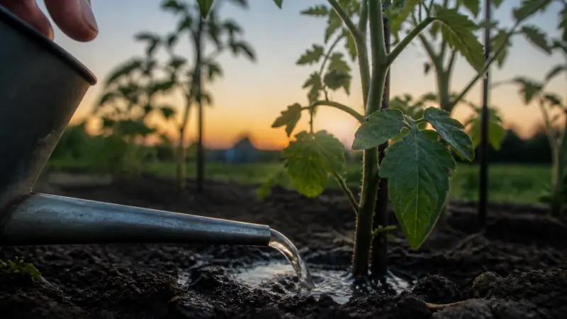 Arroser le potager le soir : bonne ou mauvaise idée ? La réponse