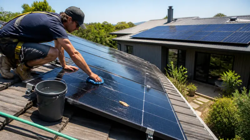 Entretien panneaux solaires Upsolaire : nos conseils pour les garder performants