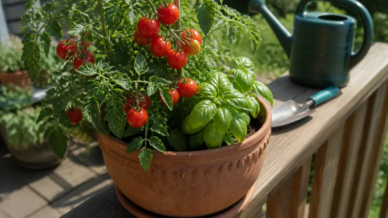 Potager en pot de fleurs : 6 légumes qui s'y plaisent