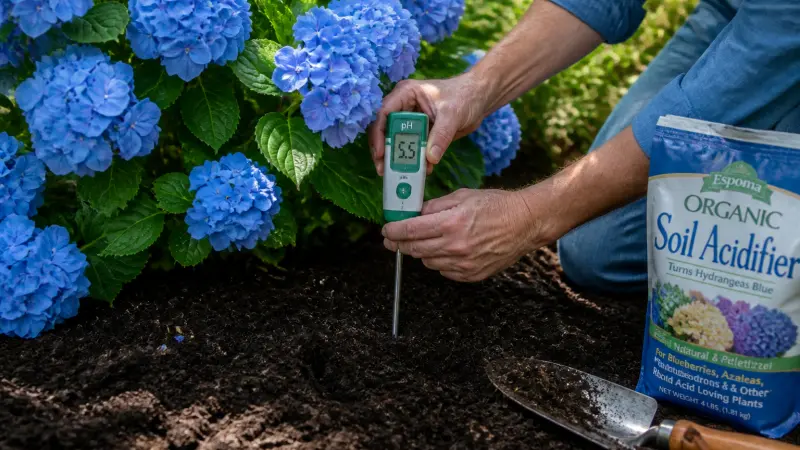 Quel pH pour des hortensias éclatants ?
