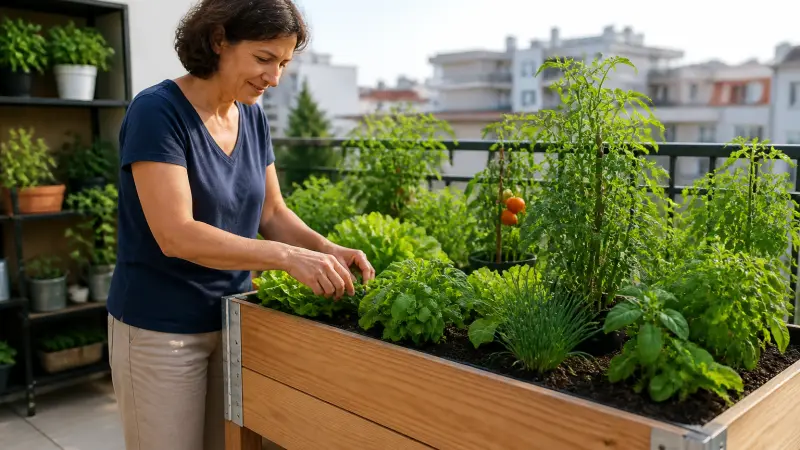 Potager sur pied : avantages, hauteur idéale et légumes adaptés